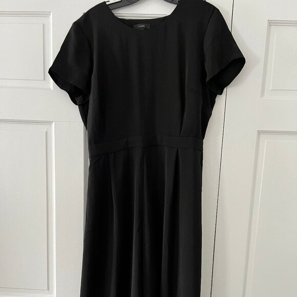 J. Crew Open Back Draped Jumpsuit Size 12 - Picture 6 of 7